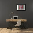 thumbnail image 3 of Khan Ronnie, Azim 24x17 Black Ornate Wood Framed with Double Matting Museum Art Print Titled - Red, 3 of 4