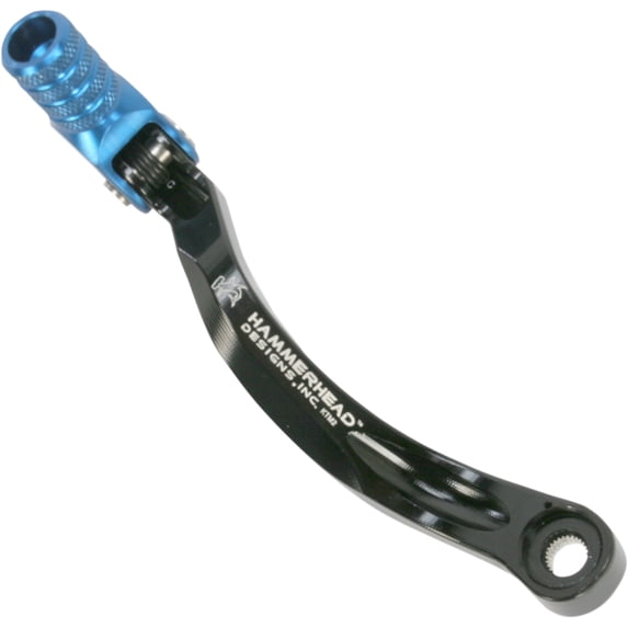 Hammerhead Designs Shifter Lever Kit with Knurled Shifter Tip Blue (+10mm Offset) 01-0664-06-20