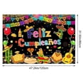 thumbnail image 2 of Vjnyvs Mexican Fiesta Party Decorations Colorful Cinco De Mayo Carnival Photography Background Mexico Fiesta Theme Bday Festival Banner Supplies Photo Booth Prop, 2 of 7