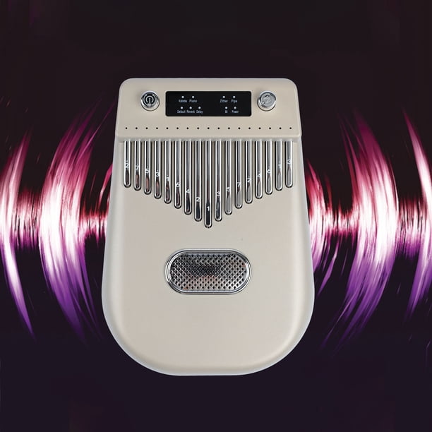 Piano de pulgar Kalimba Bling Bling inteligente electrónico 17 teclas instrumento musical portátil oro