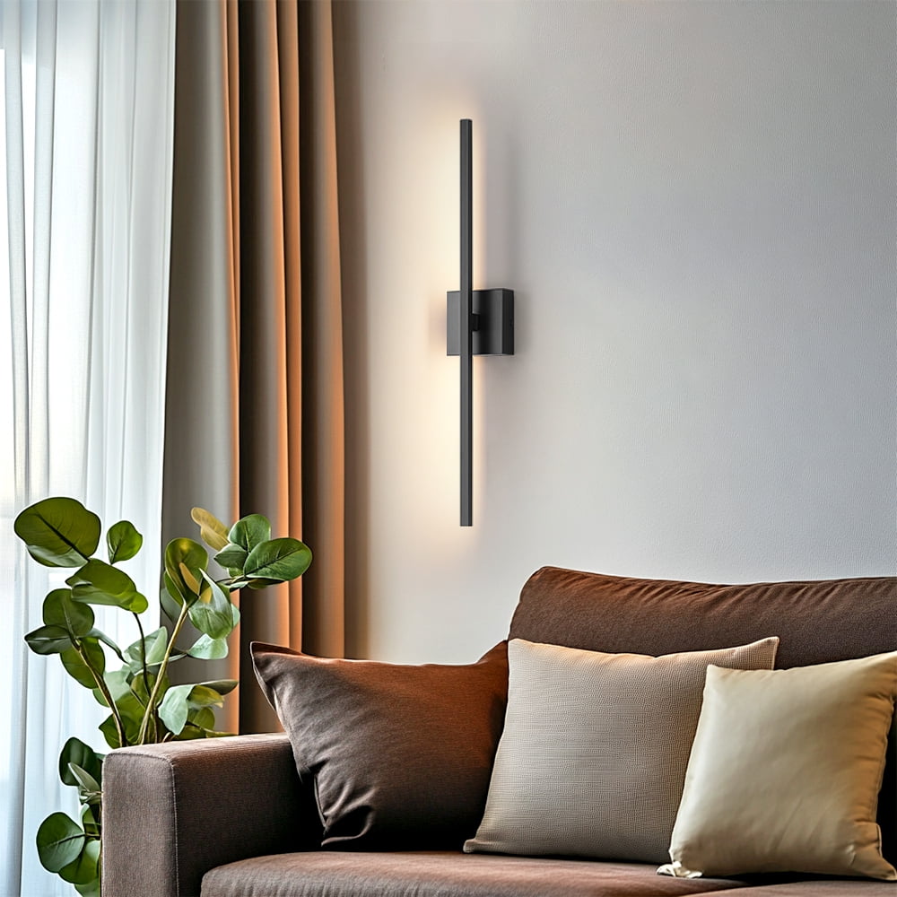 EDISHINE LED Bar Light Wall Mounted Vanity Lights for Bathroom Mirror,3000K Warm White 18 Watt