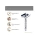 thumbnail image 5 of Mamba Shave Rastrillo para Hombre de Acero con 5 Navajas y Estuche Mamba Shave Rastrillo para Hombre, 5 of 7