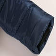 thumbnail image 4 of fnnxnal Little Girls Dinosaur Padded Jacket - Navy, 5T, Warm Hooded Coat with Horns, Zip-Up Winter Outerwear for Toddlers, 4 of 9