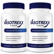 2 Pack Vasotrexx Capsules - Vaso Trexx Prostate Support Formula with Natural Blend for Urinary Flow, Comfort & Balance | Easy-to-Swallow Daily Pills for Over-All Wellness 120 Capsules