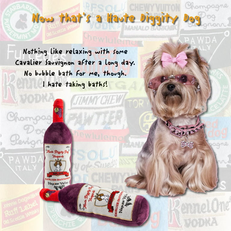 Plush Dog Wine Bottle, Bottle Plush Dog Toy