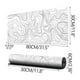 thumbnail image 3 of Alfombrilla de ratón con mapa de calor grande, líneas abstractas, ondulación fluida, almohadilla antideslizante para ratones y teclados, 3 of 7