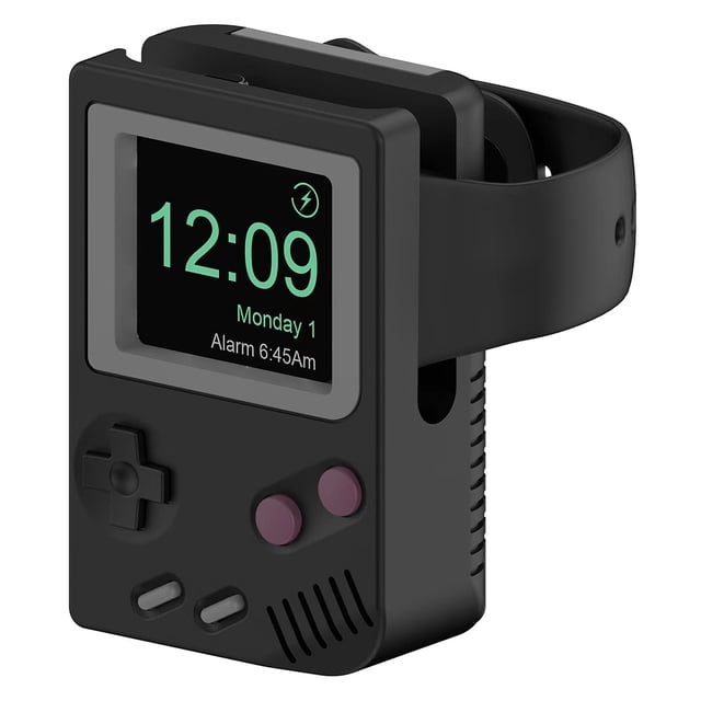 Kuymtek Soporte Soporte Cargador para IWatch 8 7 6 5 4 3 2 1 Se (negro)