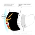 thumbnail image 3 of Dpityserensio Christmas Adult Mask Disposable Face Mask Industrial 3Ply Ear Loop, 3 of 9