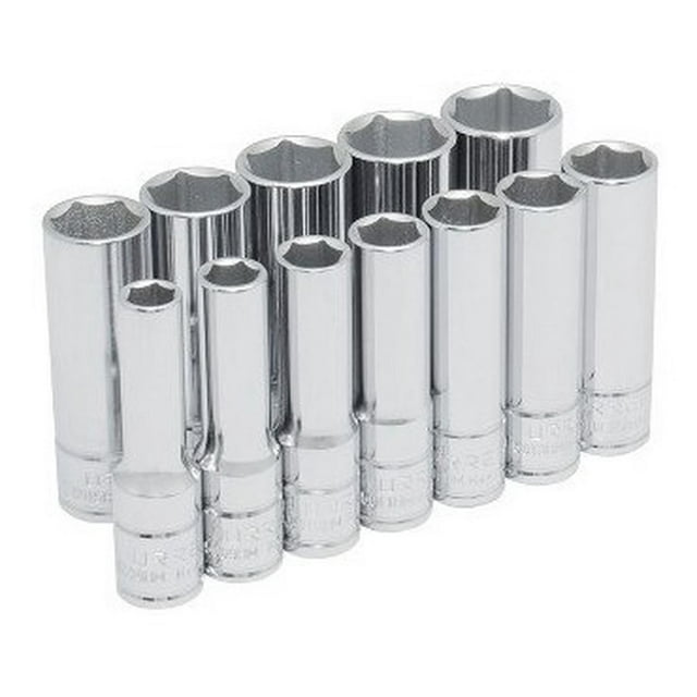 Juego De 12 Dados Largos Métricos 3/8 6 Puntas 52205 Urrea Urrea 52205