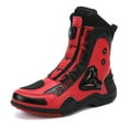 thumbnail image 3 of JG WOLVES- Motorcycle Boots - All-Season Comfort & Adventure - Waterproof Touring & Off-Road Riding Shoes - For Men & Women, Red,37, 3 of 14