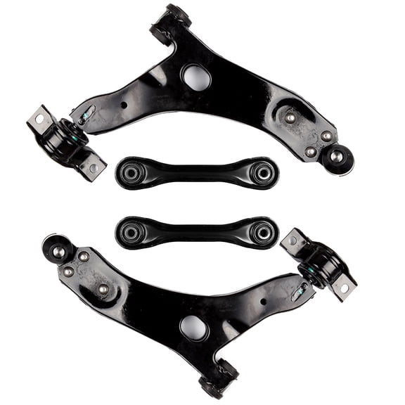 ECCPP 4pcs Front Lower Control Arm Rear Lower Control Arm fit for 2006-2011 For Ford Focus