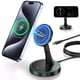 thumbnail image 1 of Soporte de cargador inalámbrico magnético Cargador rápido Mag-Safe de 15 W para iPhone 16/16 Pro/16 Plus/16 Pro Max/15/14/13/12 Series Estación de carga inalámbrica magnética/almohadilla con luz para, 1 of 5