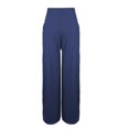 thumbnail image 4 of YUANGUANST Wide Leg Pants Woman Women's Solid Loose Relaxed High Waist Pocket Wide Leg Pants Business Work Casual Pants, 4 of 4