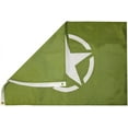thumbnail image 2 of 3x5 Army Original Olive Green Star 100D Woven Poly Nylon Flag, 2 of 4