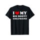 thumbnail image 1 of Cotton Short Sleeve T-Shirt i Love My Big Booty Girlfriend i Heart My Big Booty GF T-Shirt, 1 of 6