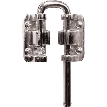 Prime-Line Products U 9846 1-1/8 in., Nickel Plated Steel, Loop Lock
