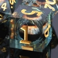 thumbnail image 2 of Juego de dados Maywin Dnd, juego de dados de ojo de dragón, juego de dados Ttrpg, dados de juego de dragones y mazmorras, 2 of 5