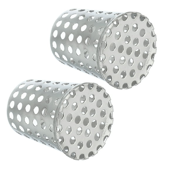 Uxcell Gutter Guard Filter, Termination Cap Mesh Screen Roof Vent Cover Conical Exhaust Pipe Cover 2" - 1.6"