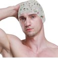 thumbnail image 3 of FYBTO Swimming Cap Classic Butterfly Meadow Flowers Unisex Adult FYBTO Polyester, 3 of 4
