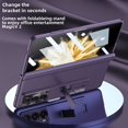 thumbnail image 3 of Funda para teléfono Honor Magic V2, carcasa rígida ultrafina mate con soporte magnético y clip, sencilla y moderna, compatible con Huawei V2, 3 of 4