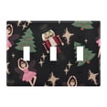 thumbnail image 2 of Dailycode Light Switch Plate Covers 2 Gang Wall Plate Plastics Outlet Covers for Kitchen Home Office Decor Ballet Fairy Nutcracker Tree, 2 of 8