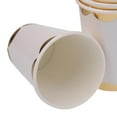 thumbnail image 3 of Paquete De Vasos Desechables De Papel Chapado En Oro 8pcs Para Cumpleaños / / Catering BLESIY Tazas de papel, 3 of 7