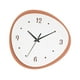 thumbnail image 4 of Reloj de pared silencioso con números fáciles de usar, resistente al desgaste, decorativo, moderno y práctico para el hogar. Naranja, 4 of 9