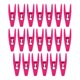 thumbnail image 1 of Clip para colgar ropa Injueey de 20 piezas color Rosa roja, 1 of 6