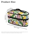 thumbnail image 6 of HELLHERO Cucumber Cookie Pattern Steam Iron Storage Holder Easy to Carry Travel Iron Case Portable Iron Case, Case Only, 6 of 6