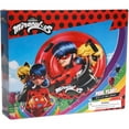 thumbnail image 2 of Mighty Mojo Miraculous Ladybug Cat Noir 30" Ring Float Pool Raft Inflatable Tube, 2 of 5
