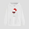 thumbnail image 2 of Timegard Chandails en Molleton de Noël pour Femmes Imprimé Manches Longues Chandails à Capuchon Chandail Tops Automne Hiver Mode, 2 of 3