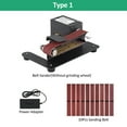 thumbnail image 3 of 250W Belt Sander Electric Bench Grinder Sanding Machine 7 Speed Adjustable Control Small Grinder Sharpener Polisher Machine for DIY Woodworking Resin Jewelry Making Knife Sharpener, 3 of 7