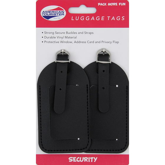 AMERICAN TOUR D74PL - American Tourister Luggage Tag, Black - 0