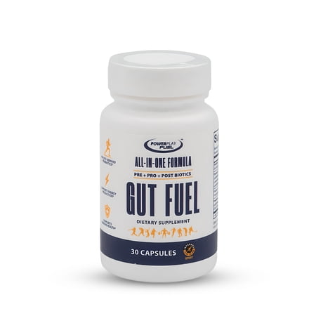 POWER PLAY FUEL Gut Fuel All-in-One Dietary Supplement - Pre, Pro, & Postbiotics