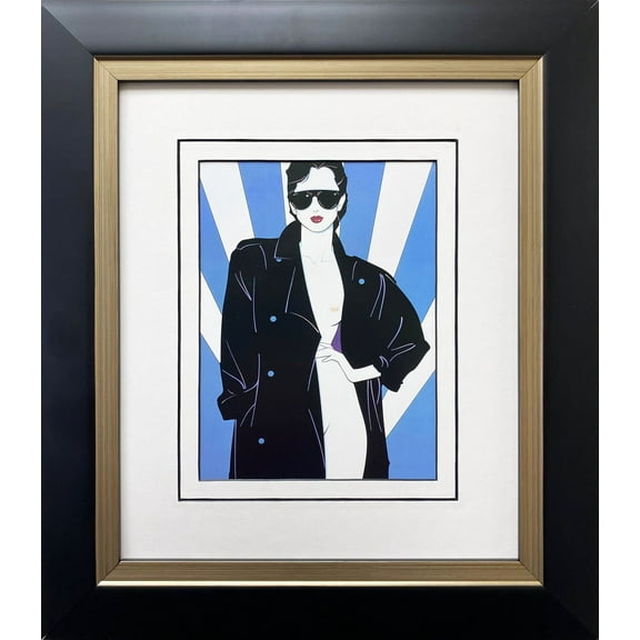 Patrick Nagel "Untitled #65" NEWLY CUSTOM FRAMED Art Deco Print Generic