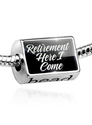 Retirement charm sale bracelet