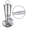 thumbnail image 5 of Juego de utensilios 7 piezas de acero inoxidable con soporte, 5 of 5