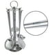 thumbnail image 5 of Juego de utensilios 7 piezas de acero inoxidable con soporte, 5 of 5