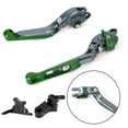 thumbnail image 2 of Levier de Frein et d'Embrayage Extensible Réglable pour Honda CBR500R CB500F/X 19-21 Vert, 2 of 10
