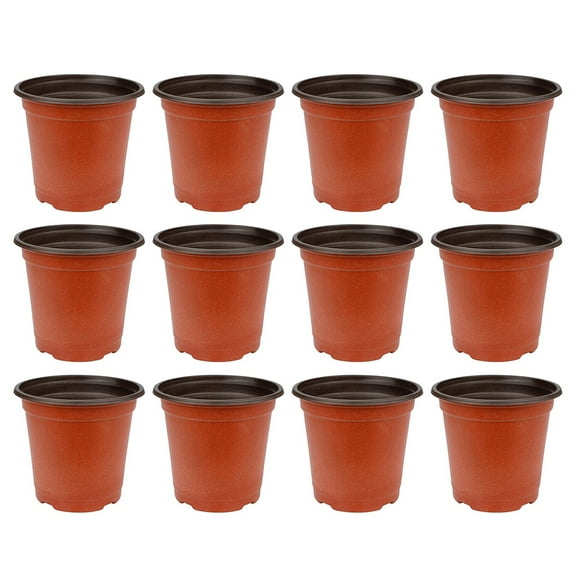 50Pcs Flower Planter Succulent Container Plastic Flower Pots Nutrition Cups