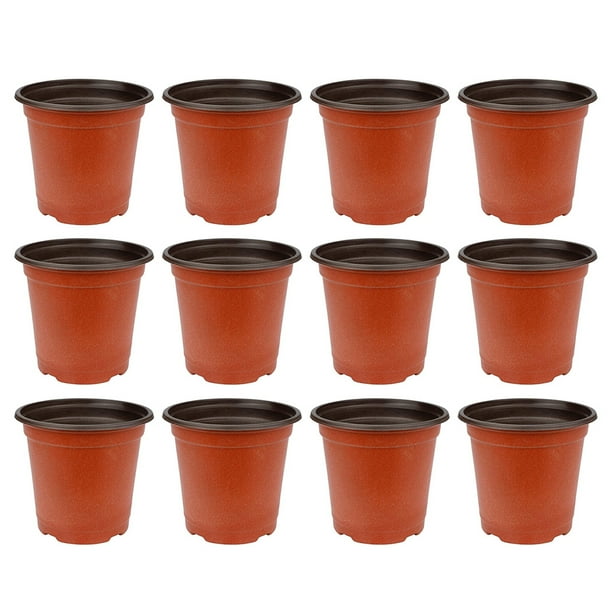 50 macetas de plástico para flores, útiles para plantas suculentas.