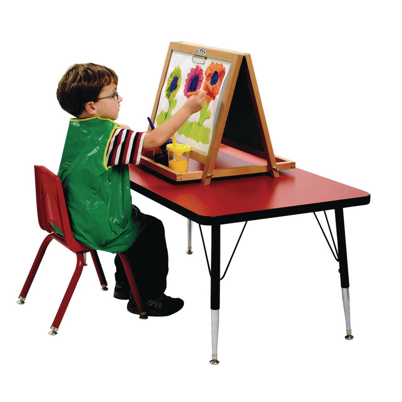 Colorations Tabletop Easel featuring dry erase board