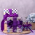 thumbnail image 5 of CCOCC Birthday Wrapping Paper Iridescent Gift Wrapping Paper Mini Roll,3 Rolls Happy Birthday Polka Dots Stripes Printed Assortment-17 Inch X 120 Inch(10Feet) Per Roll, 5 of 7