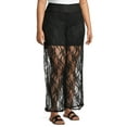 thumbnail image 6 of Ella Samani Women's Plus Size Wide Leg Lined Lace Pants, 6 of 6