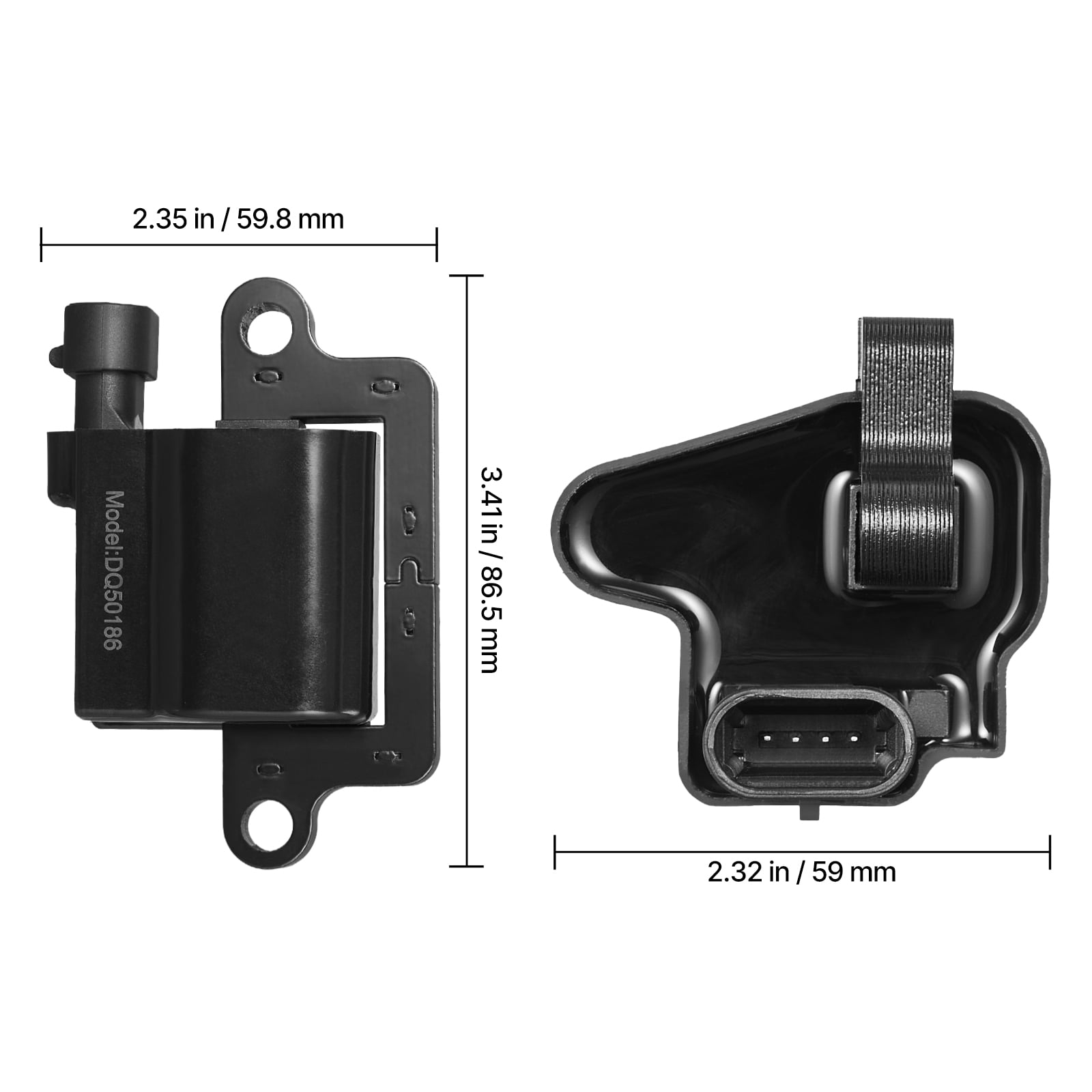 VEVOR Ignition Coil Pack, Set of 8, Compatible with Chevrolet Silverado GMC Sierra Savana Envoy Cadillac Escalade Hummer H2,for Engines 4.8L/5.3L/6.0L V8,Replacement for UF271 52-1618 5C1083 C1208