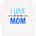 thumbnail image 3 of Inktastic I Love My Mom Mothers Day Toddler Sweatshirt, 3 of 4
