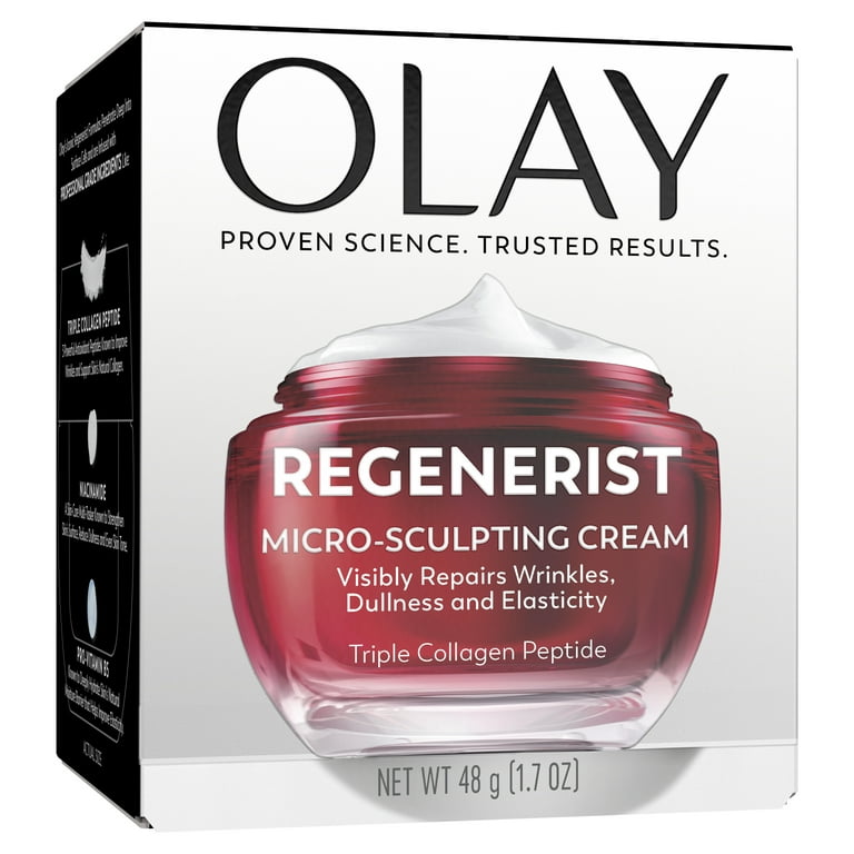 値下げ 新品 未使用 OLAY マイクロスクラビング クリーム Olay Regenerist Micro-Sculpting Anti-Aging Cream with Hyaluronic