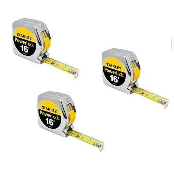 Stanley Tools 33-116 16ft. Powerlock Tape Rule 3-Pack