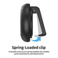 thumbnail image 4 of SENHAWK AirTag Clip Holder, IPX8 Waterproof Snap-Lock Case with Spring Clip, Compatible with Apple AirTag, Durable GPS Tracker Cover for Kids Backpack Luggage, 4 of 9