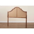 thumbnail image 6 of Baxton Studio Camila Ash Walnut Finished Wood King Size Headboard with Rattan, 6 of 9